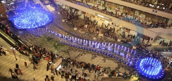 福州商场水秀